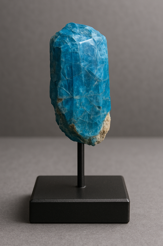 Apatite Bleue, Histoire, Symbolique et Vertus