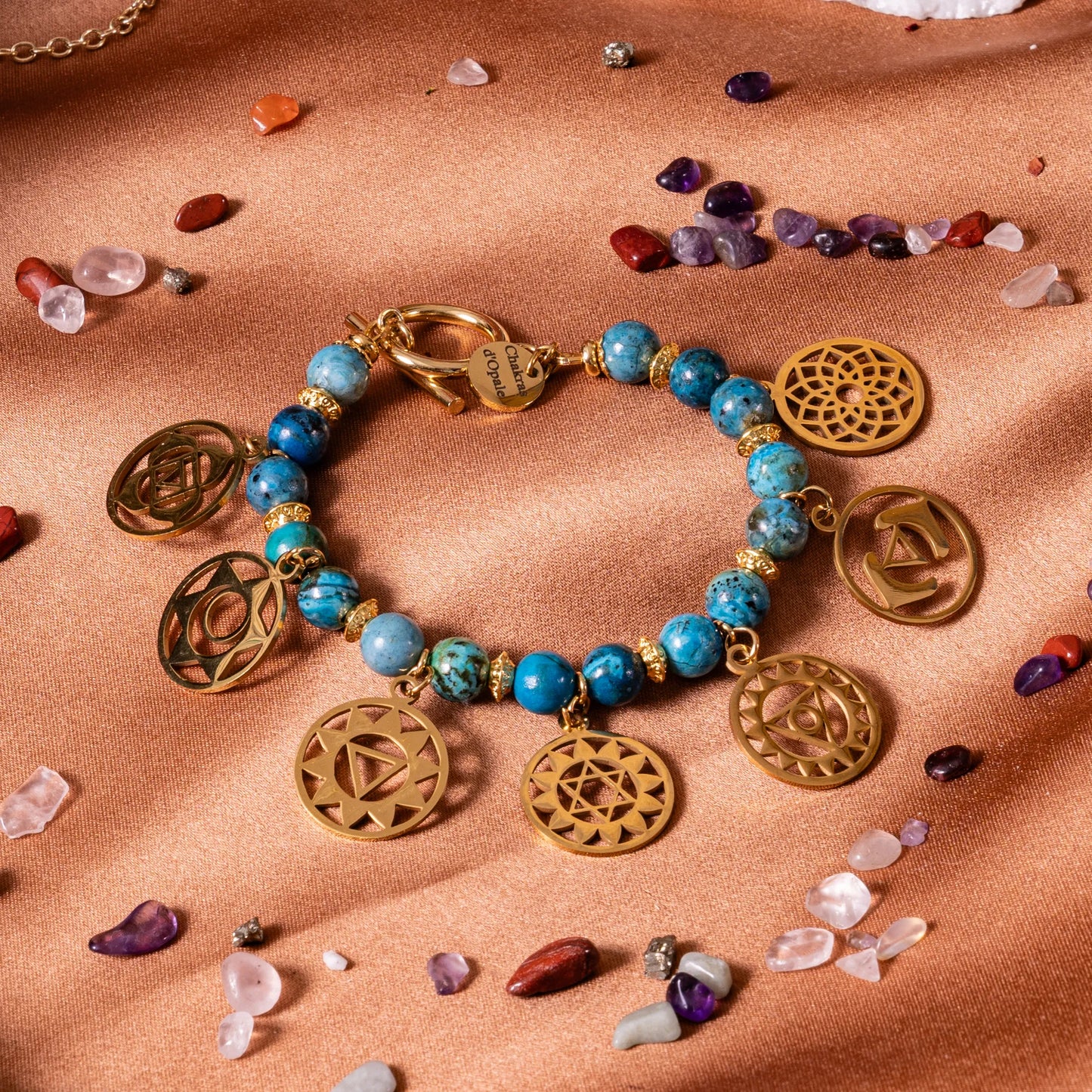 Signature Bracelet 7 Chakras "The Soul of Opal"