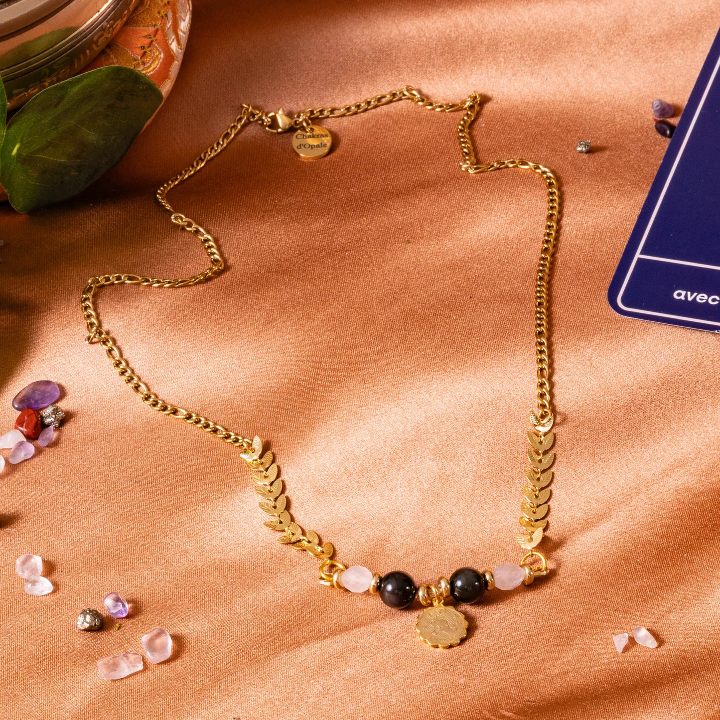 Astro Capricorn Feather Necklace