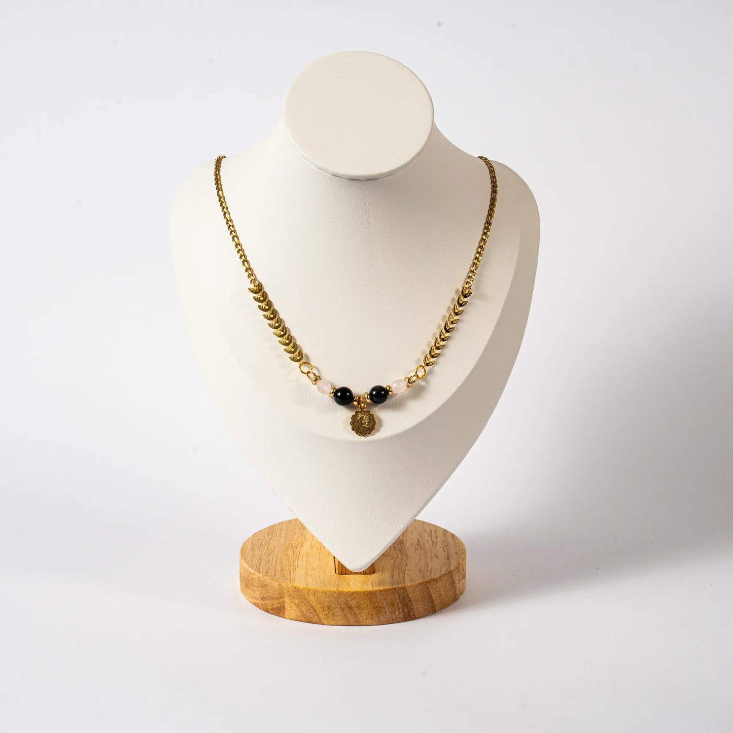 Astro Capricorn Feather Necklace