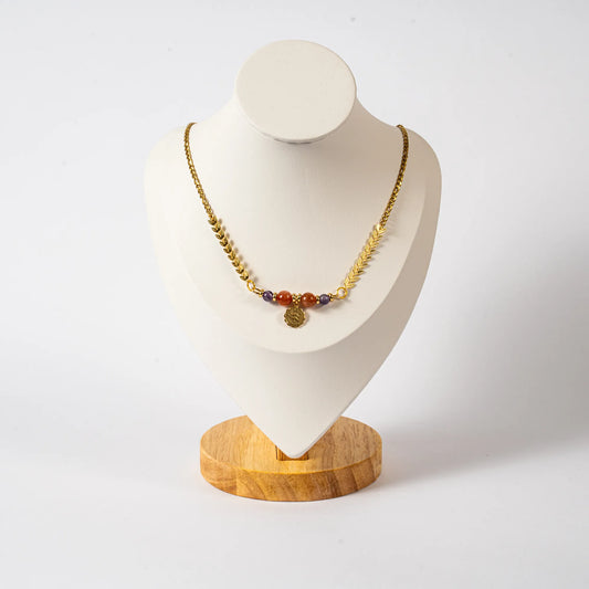 Collier Plumes Astro Poisson