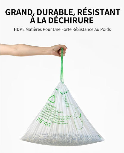SACS POUBELLES - Lot de 5 rouleaux de 18 sacs pour T4, T4-2 & T5