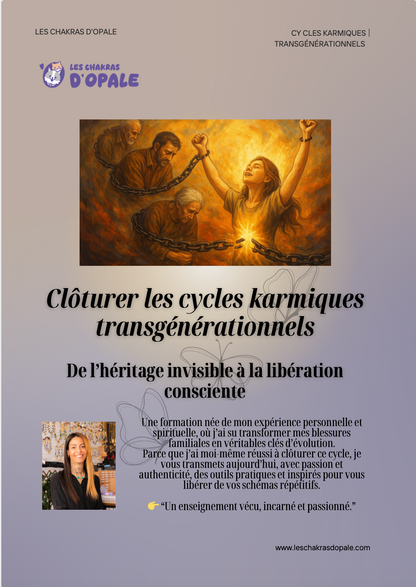 Formation PDF Exclusive : Clôturer les Cycles Karmiques Transgénérationnels | De l'Héritage Invisible à la Libération Consciente