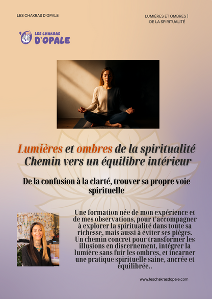 Formation PDF : Lumières et Ombres de la Spiritualité | De la Confusion à l'Équilibre et à l'Ancrage