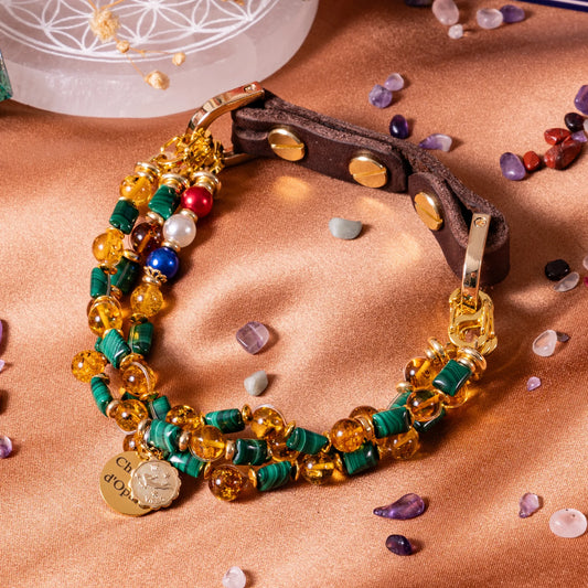 Virgo Astrological Sign Dog Necklace