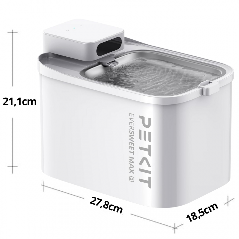 Fontaine à Eau Connectée Eversweet Max 100 UVC – Pureté Absolue et Haute Autonomie