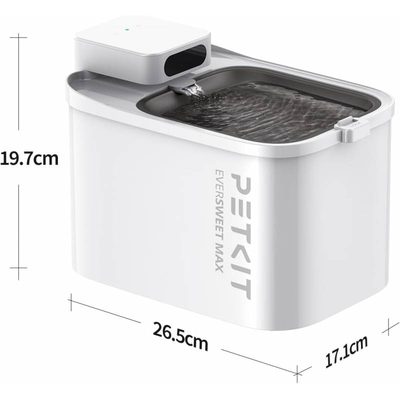 Fontaine à Eau Connectée Eversweet Max – Grande Capacité 3L & Haute Autonomie
