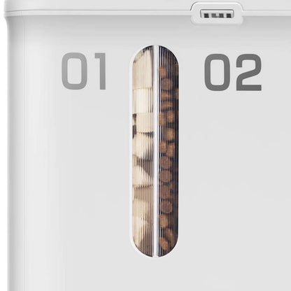 Distributeur de Croquettes YumShare Dual Hopper – Double Compartiment & Caméra IA