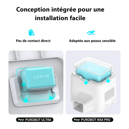 N60 ELIMINATEUR ODEUR PUROBOT LOT DE 3