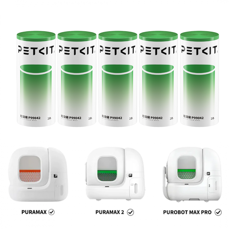 SACS POUBELLES - Lot de 5 rouleaux de 18 sacs pour T4, T4-2 & T5